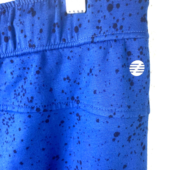 Z by Zella Joggers XLarge Womens Blue Galaxy Splatter Elastic Drawstring Waist - Picture 7 of 9